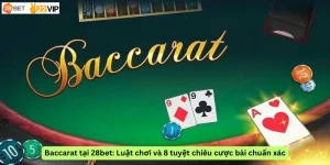 Baccarat tại 28bet: Luật chơi và 8 tuyệt chiêu cược bài chuẩn xác