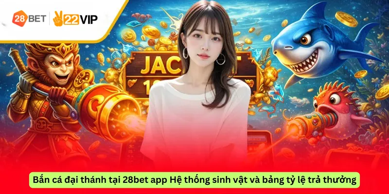 Bắn cá đại thánh tại 28bet app Hệ thống sinh vật và bảng tỷ lệ trả thưởng